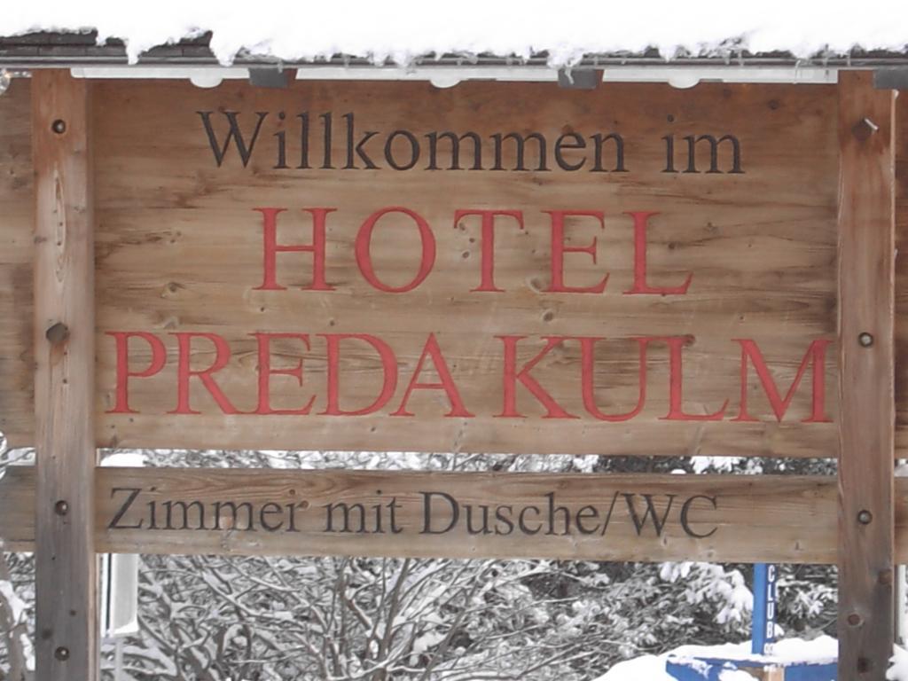 Hotel Preda Kulm Bergün Zewnętrze zdjęcie